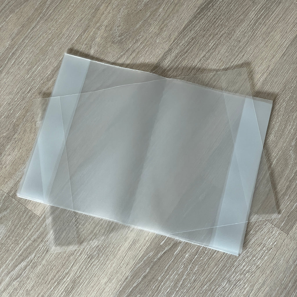 A4 Adjustable slip on Plastic cover pack of 10