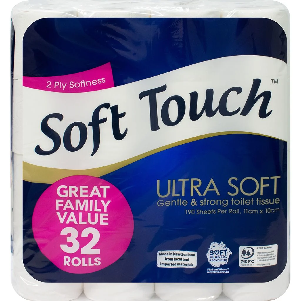 Soft touch soft toilet tissue
