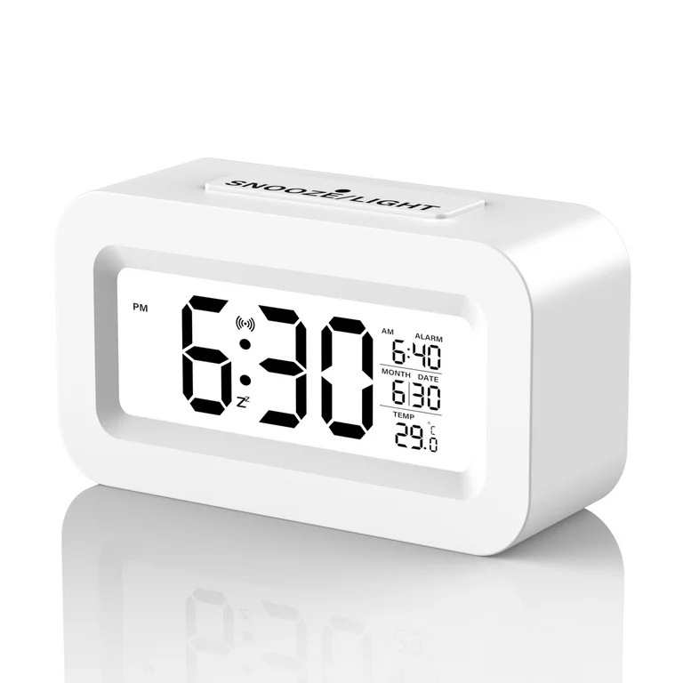 Bedside Alarm Clock – Temperature Display