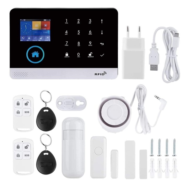 SIM Card + WiFi Alarm System