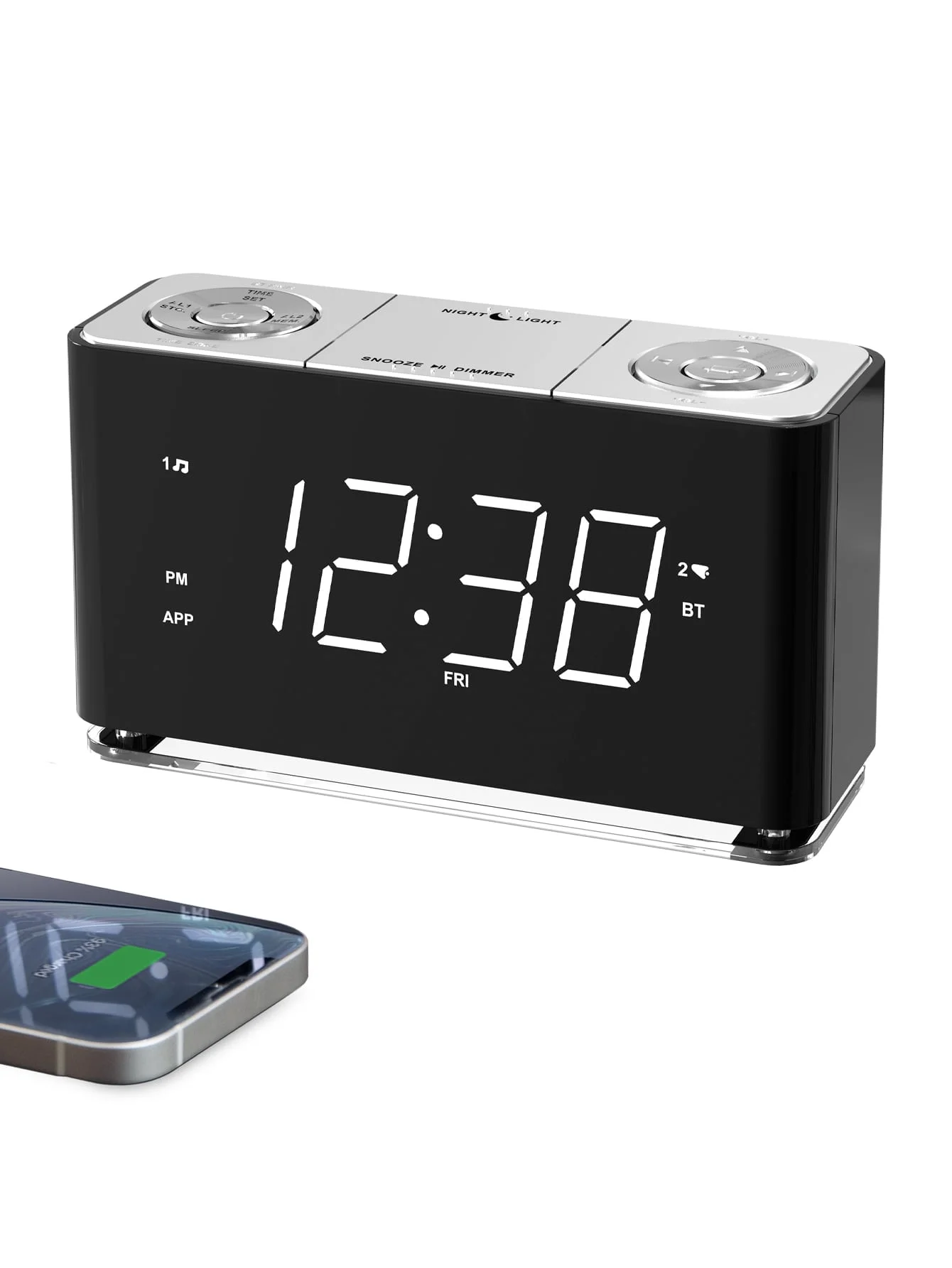 Alarm Clock Bluetooth Radio