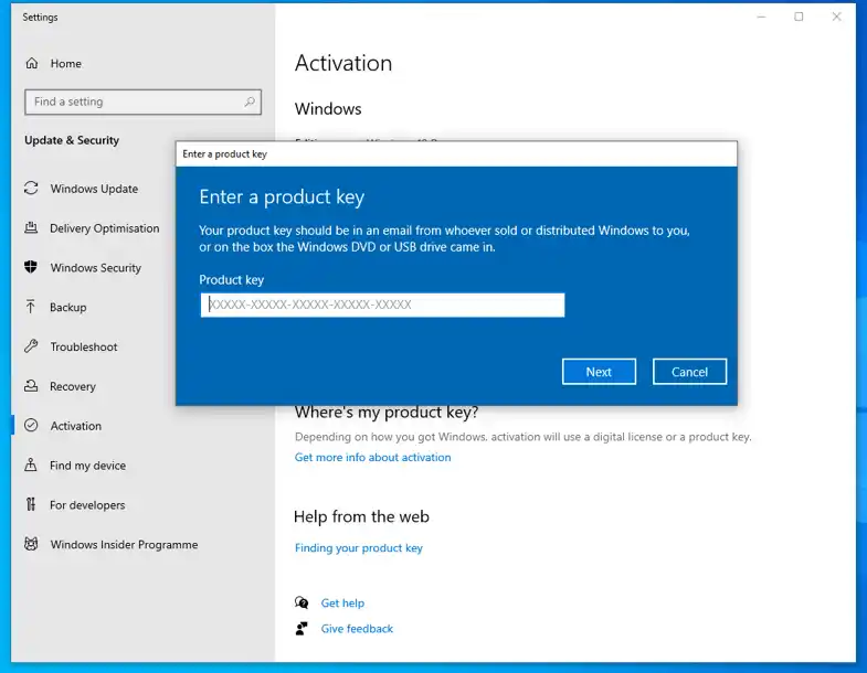 Windows Activation