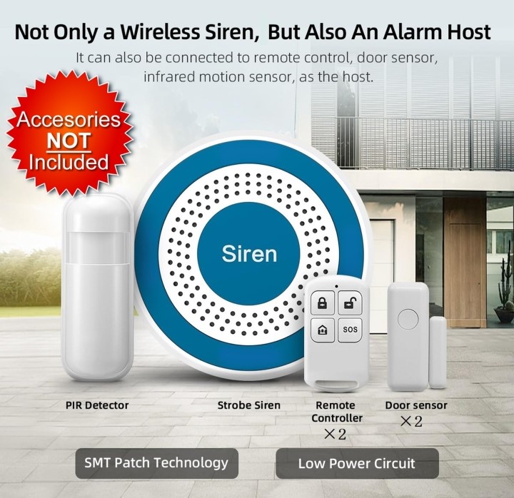 Wireless Alarm Host Siren