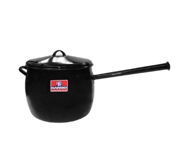 Kango Bellied Pot Black 12.5L