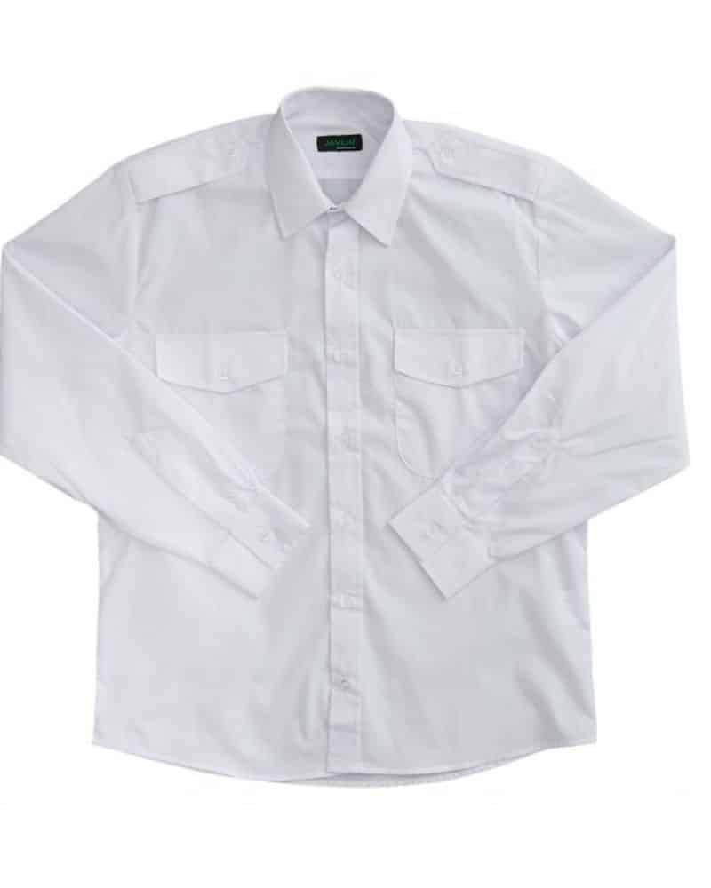 Pathfinder White Long Sleeve Pilot Shirt
